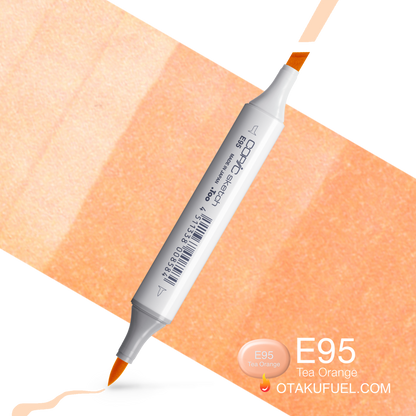 Copic Sketch E95 Tea Orange Marker <inline style="float: right; margin-right: 10px; background-color: rgb(251, 187, 125);">&nbsp;&nbsp;&nbsp;&nbsp;&nbsp;&nbsp; </inline>