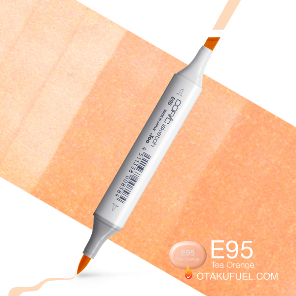 Copic Sketch E95 Tea Orange Marker <inline style="float: right; margin-right: 10px; background-color: rgb(251, 187, 125);">&nbsp;&nbsp;&nbsp;&nbsp;&nbsp;&nbsp; </inline>