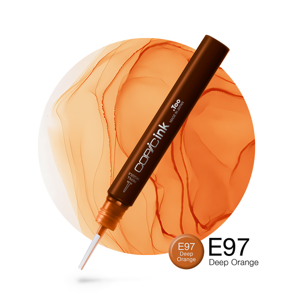 Copic Ink Refill E97 Deep Orange <inline style="float: right; margin-right: 10px; background-color: rgb(242, 111, 33);">&nbsp;&nbsp;&nbsp;&nbsp;&nbsp;&nbsp; </inline>