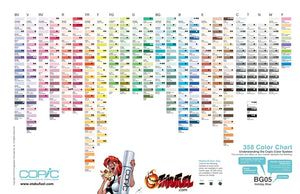 Copic Marker Color Charts and - DOWNLOADS