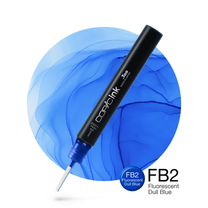 Copic Ink Refill FB2 Fluorescent Dull Blue <inline style="float: right; margin-right: 10px; background-color: rgb(36, 131, 185);">&nbsp;&nbsp;&nbsp;&nbsp;&nbsp;&nbsp; </inline>
