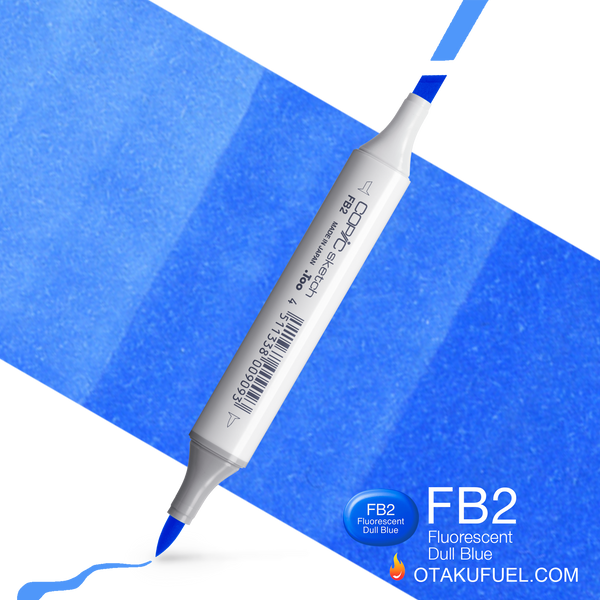 Copic Sketch FB2  Fluorescent Blue Marker <inline style="float: right; margin-right: 10px; background-color: rgb(36, 131, 185);">&nbsp;&nbsp;&nbsp;&nbsp;&nbsp;&nbsp; </inline>