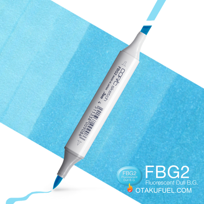 Copic Sketch FBG2 Fluorescent Dull Blue Green Marker <inline style="float: right; margin-right: 10px; background-color: rgb(20, 174, 198);">&nbsp;&nbsp;&nbsp;&nbsp;&nbsp;&nbsp; </inline>