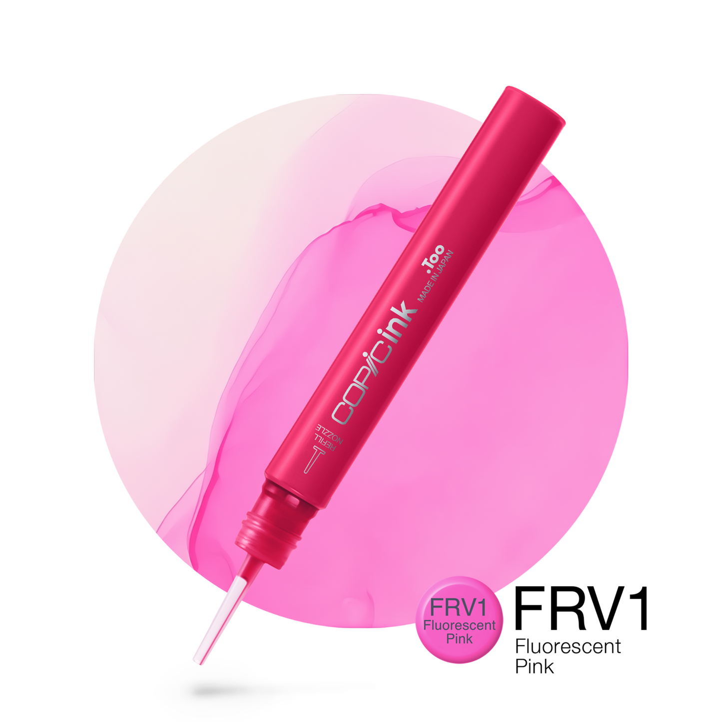 Copic Ink Refill FRV1 Florescent Pink <inline style="float: right; margin-right: 10px; background-color: rgb(245, 210, 213);">&nbsp;&nbsp;&nbsp;&nbsp;&nbsp;&nbsp; </inline>
