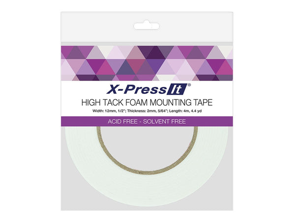 X-Press It High Tack Foam Tape (1/2 inch x 4.4yds)