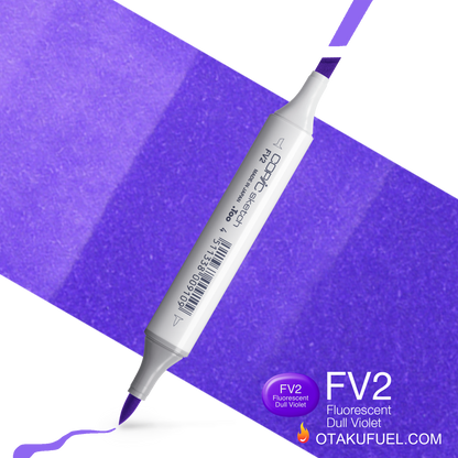 Copic Sketch FV2 Fluorescent Dull Violet Marker <inline style="float: right; margin-right: 10px; background-color: rgb(135, 84, 161);">&nbsp;&nbsp;&nbsp;&nbsp;&nbsp;&nbsp; </inline>