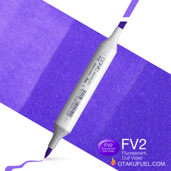 Copic Sketch FV2 Fluorescent Dull Violet Marker <inline style="float: right; margin-right: 10px; background-color: rgb(135, 84, 161);">&nbsp;&nbsp;&nbsp;&nbsp;&nbsp;&nbsp; </inline>