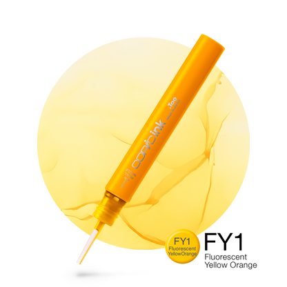 Copic Ink Refill FY1 Florescent Yellow Orange <inline style="float: right; margin-right: 10px; background-color: rgb(255,246,153);">&nbsp;&nbsp;&nbsp;&nbsp;&nbsp;&nbsp; </inline>