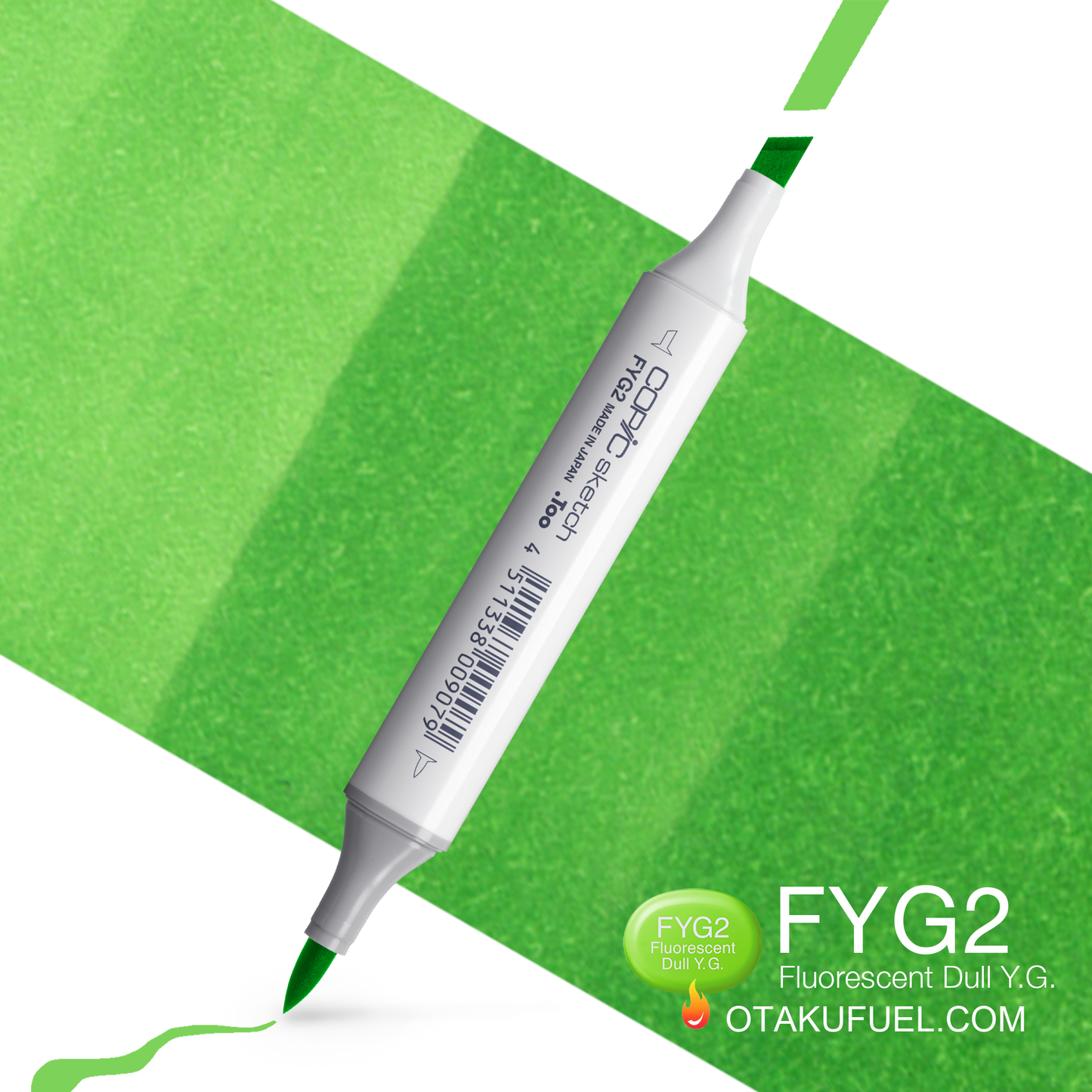 Copic Sketch FYG2 Fluorescent Dull Yellow Green Marker <inline style="float: right; margin-right: 10px; background-color: rgb(160,204,67);">&nbsp;&nbsp;&nbsp;&nbsp;&nbsp;&nbsp; </inline>