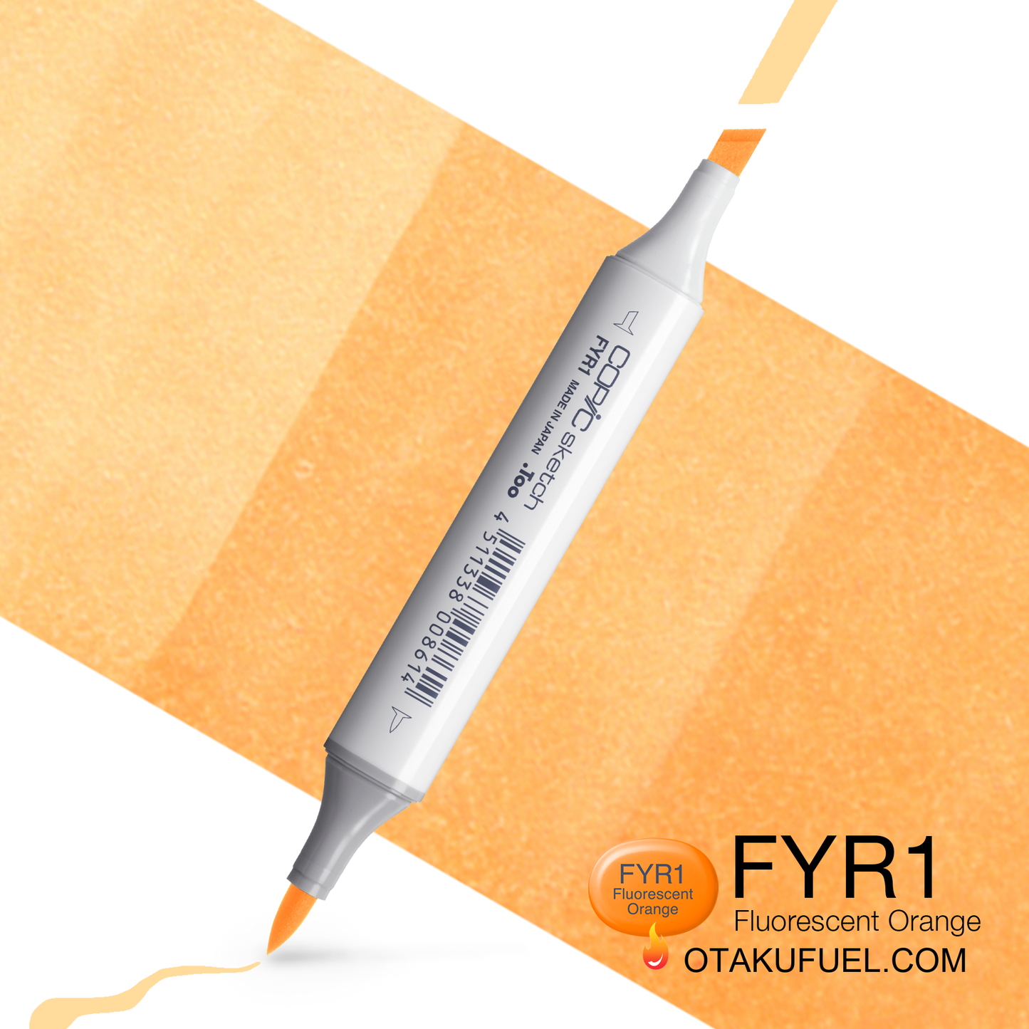Copic Sketch FYR1 Fluorescent Orange Marker <inline style="float: right; margin-right: 10px; background-color: rgb(242, 111, 33);">&nbsp;&nbsp;&nbsp;&nbsp;&nbsp;&nbsp; </inline>