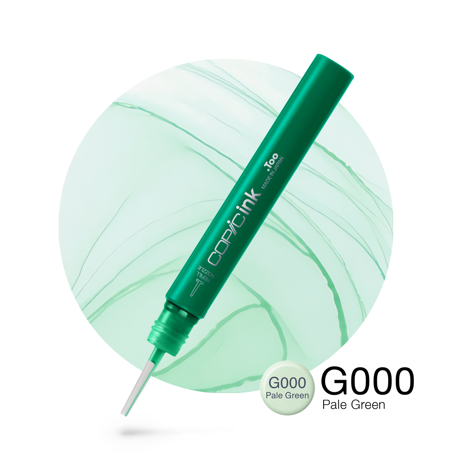 Copic Ink Refill G000 Pale Green <inline style="float: right; margin-right: 10px; background-color: rgb(213, 235, 212);">&nbsp;&nbsp;&nbsp;&nbsp;&nbsp;&nbsp; </inline>