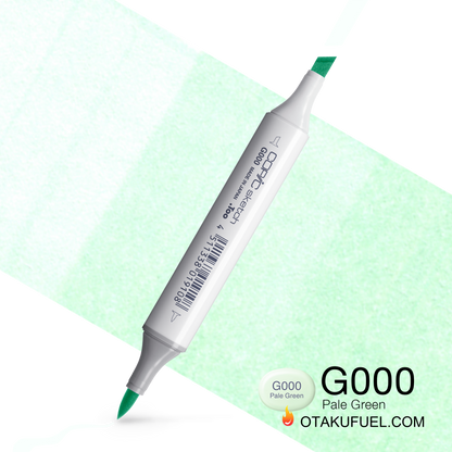 Copic Sketch G000 Pale Green Marker <inline style="float: right; margin-right: 10px; background-color: rgb(213, 235, 212);">&nbsp;&nbsp;&nbsp;&nbsp;&nbsp;&nbsp; </inline>