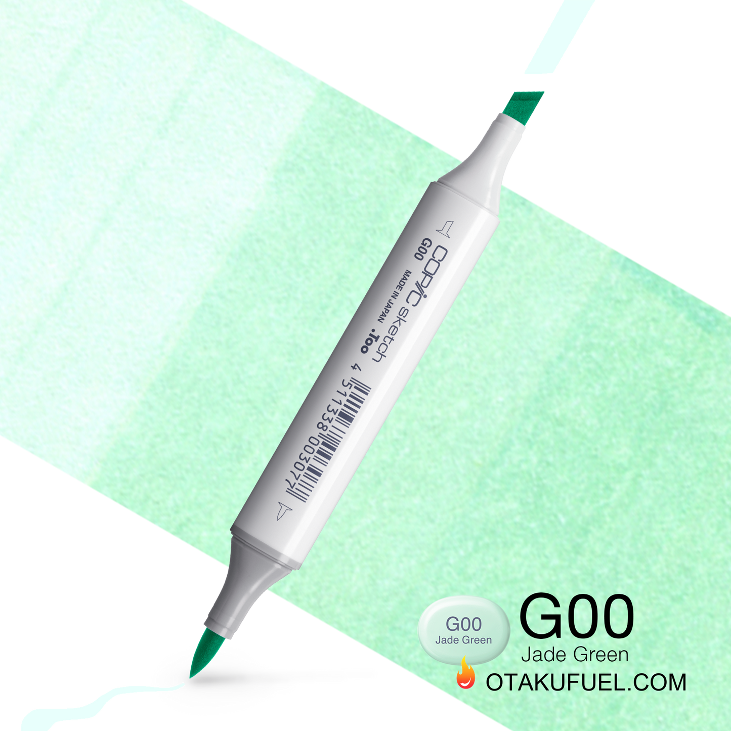 Copic Sketch G00 Jade Green Marker <inline style="float: right; margin-right: 10px; background-color: rgb(225, 243, 245);">&nbsp;&nbsp;&nbsp;&nbsp;&nbsp;&nbsp; </inline>