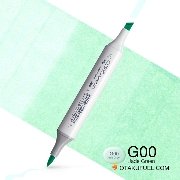 Copic Sketch G00 Jade Green Marker <inline style="float: right; margin-right: 10px; background-color: rgb(225, 243, 245);">&nbsp;&nbsp;&nbsp;&nbsp;&nbsp;&nbsp; </inline>