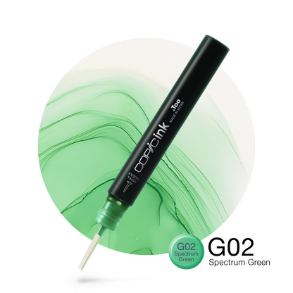 Copic Ink Refill G02 Spectrum Green <inline style="float: right; margin-right: 10px; background-color: rgb(207, 232, 211);">&nbsp;&nbsp;&nbsp;&nbsp;&nbsp;&nbsp; </inline>