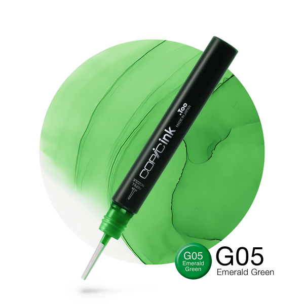 Copic Ink Refill G05 Emerald Green <inline style="float: right; margin-right: 10px; background-color: rgb(105, 192, 123);">&nbsp;&nbsp;&nbsp;&nbsp;&nbsp;&nbsp; </inline>