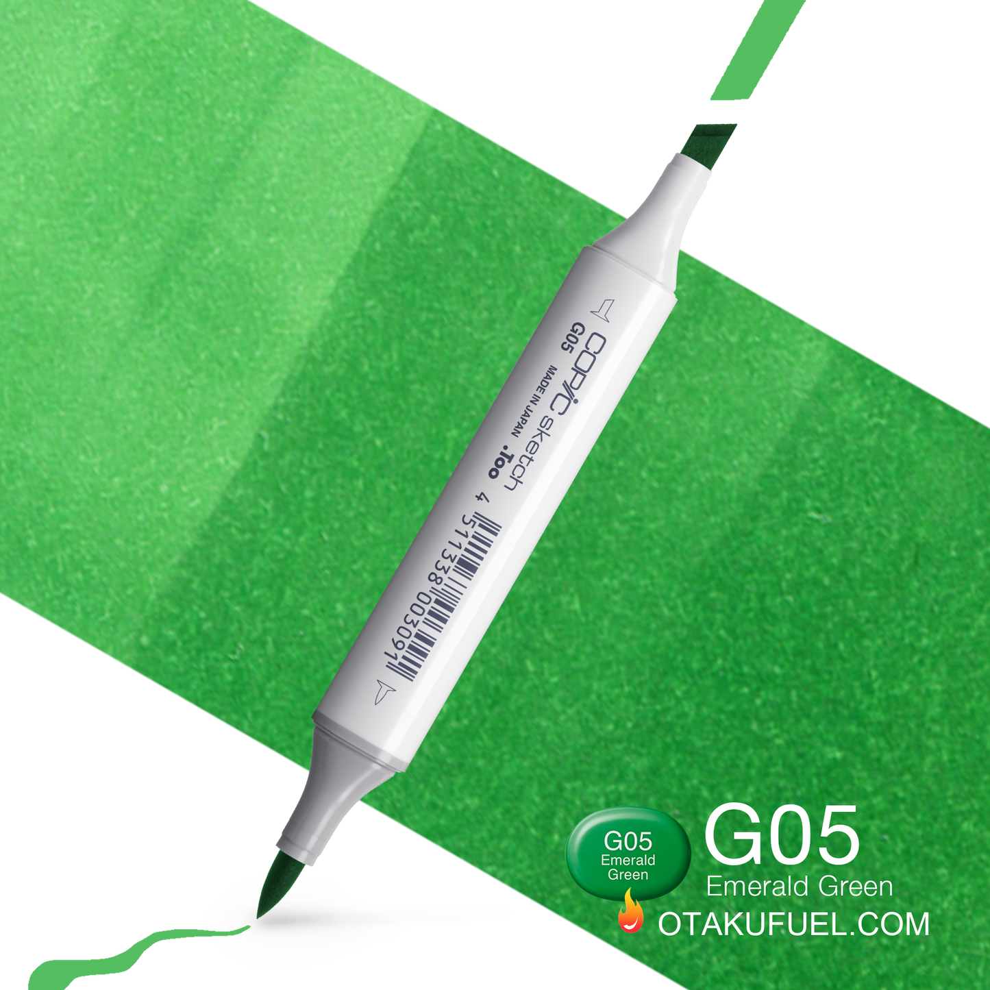 Copic Sketch G05 Emerald Green Marker <inline style="float: right; margin-right: 10px; background-color: rgb(105, 192, 123);">&nbsp;&nbsp;&nbsp;&nbsp;&nbsp;&nbsp; </inline>