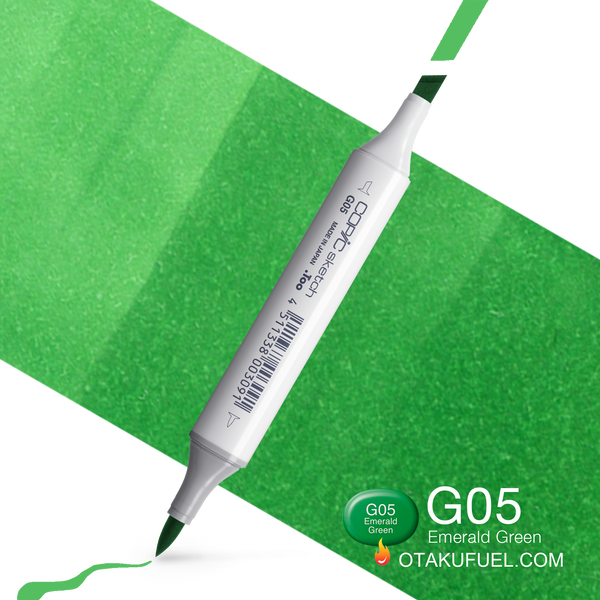 Copic Sketch G05 Emerald Green Marker <inline style="float: right; margin-right: 10px; background-color: rgb(105, 192, 123);">&nbsp;&nbsp;&nbsp;&nbsp;&nbsp;&nbsp; </inline>