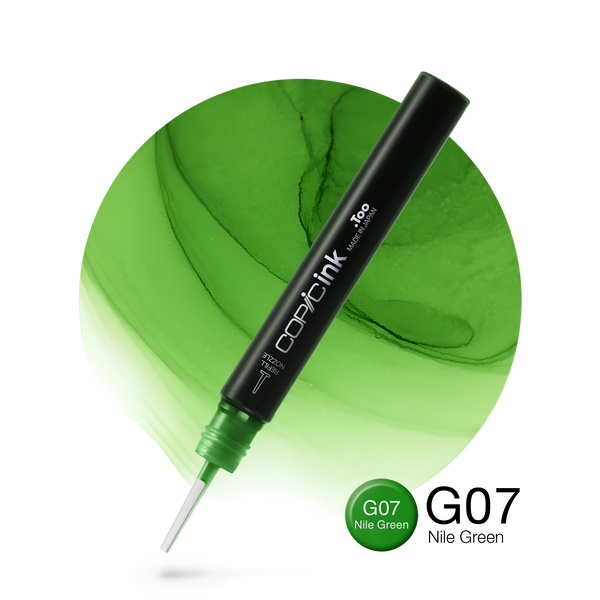Copic Ink Refill G07 Nile Green <inline style="float: right; margin-right: 10px; background-color: rgb(123, 197, 120);">&nbsp;&nbsp;&nbsp;&nbsp;&nbsp;&nbsp; </inline>
