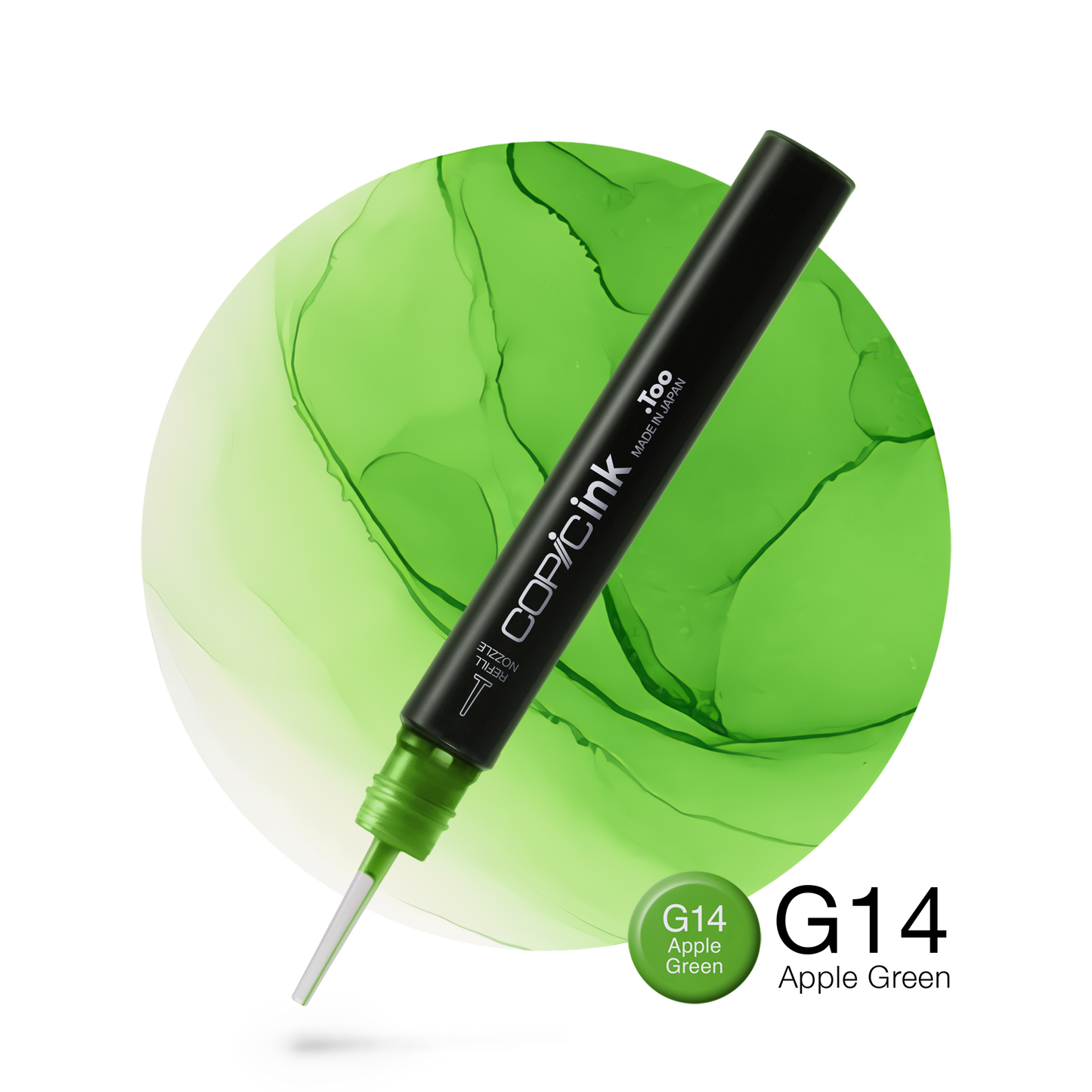 Copic Ink Refill G14 Apple Green <inline style="float: right; margin-right: 10px; background-color: rgb(151, 207, 144);">&nbsp;&nbsp;&nbsp;&nbsp;&nbsp;&nbsp; </inline>