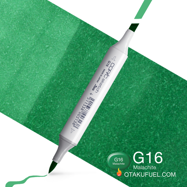 Copic Sketch G16 Malachite Marker <inline style="float: right; margin-right: 10px; background-color: rgb(91, 183, 142);">&nbsp;&nbsp;&nbsp;&nbsp;&nbsp;&nbsp; </inline>