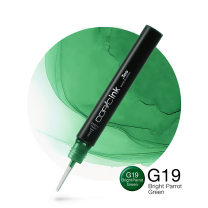 Copic Ink Refill G19 Bright Parrot Green <inline style="float: right; margin-right: 10px; background-color: rgb(49, 174, 128);">&nbsp;&nbsp;&nbsp;&nbsp;&nbsp;&nbsp; </inline>