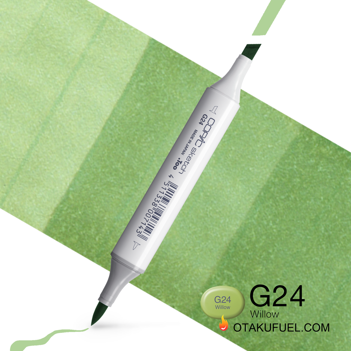 Copic Sketch G24 Willow Marker <inline style="float: right; margin-right: 10px; background-color: rgb(189, 219, 170);">&nbsp;&nbsp;&nbsp;&nbsp;&nbsp;&nbsp; </inline>