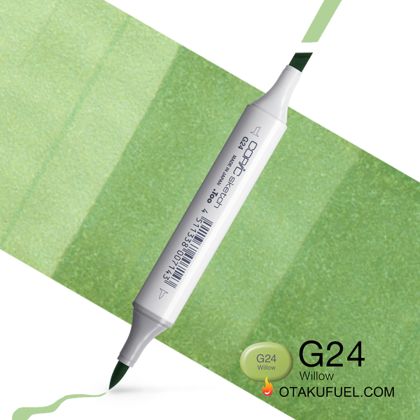 Copic Sketch G24 Willow Marker <inline style="float: right; margin-right: 10px; background-color: rgb(189, 219, 170);">&nbsp;&nbsp;&nbsp;&nbsp;&nbsp;&nbsp; </inline>