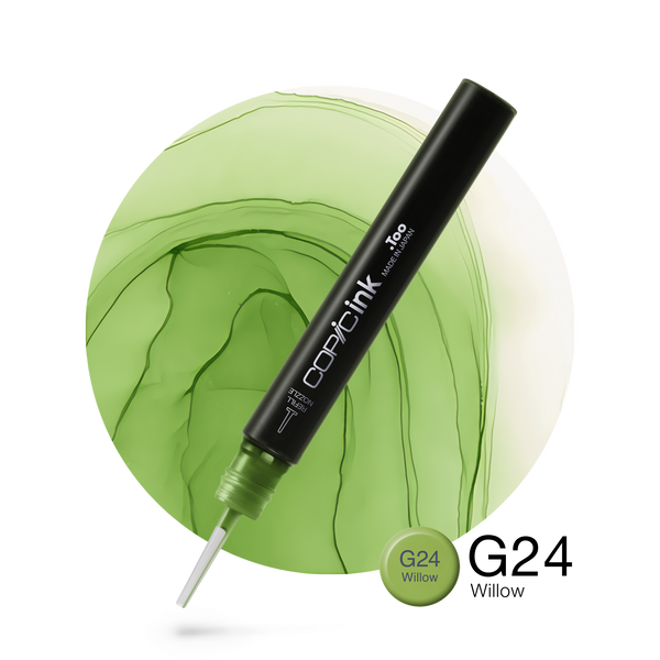 Copic Ink Refill G24 Willow <inline style="float: right; margin-right: 10px; background-color: rgb(189, 219, 170);">&nbsp;&nbsp;&nbsp;&nbsp;&nbsp;&nbsp; </inline>