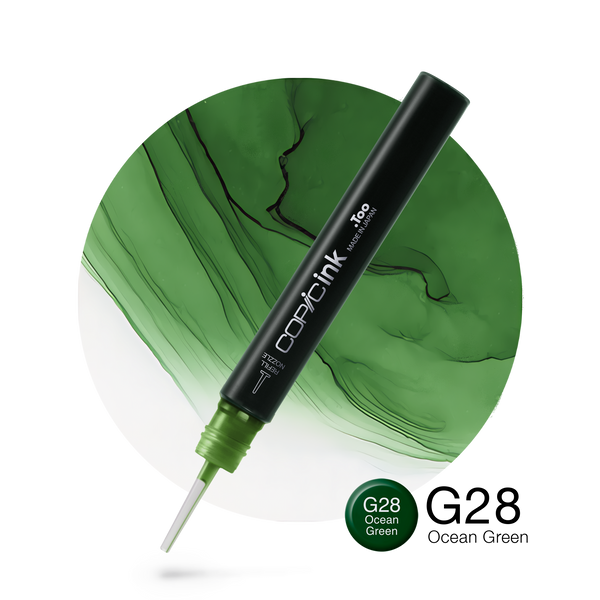 Copic Ink Refill G28 Ocean Green <inline style="float: right; margin-right: 10px; background-color: rgb(17, 148, 98);">&nbsp;&nbsp;&nbsp;&nbsp;&nbsp;&nbsp; </inline>