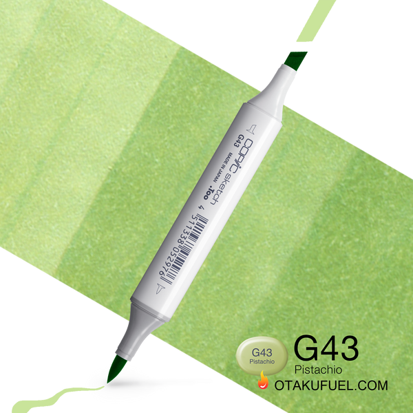 Copic Sketch G43 Pistachio Marker <inline style="float: right; margin-right: 10px; background-color: rgb(214, 230, 166);">&nbsp;&nbsp;&nbsp;&nbsp;&nbsp;&nbsp; </inline>
