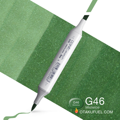 Copic Sketch G46 Mistletoe Marker <inline style="float: right; margin-right: 10px; background-color: rgb(88, 156, 115);">&nbsp;&nbsp;&nbsp;&nbsp;&nbsp;&nbsp; </inline>