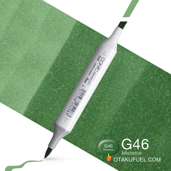 Copic Sketch G46 Mistletoe Marker <inline style="float: right; margin-right: 10px; background-color: rgb(88, 156, 115);">&nbsp;&nbsp;&nbsp;&nbsp;&nbsp;&nbsp; </inline>