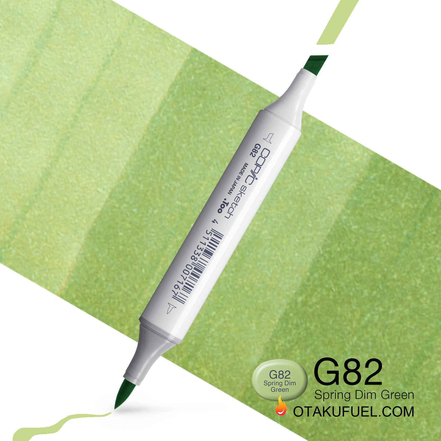 Copic Sketch G82 Spring Dim Green Marker <inline style="float: right; margin-right: 10px; background-color: rgb(226, 240, 216);">&nbsp;&nbsp;&nbsp;&nbsp;&nbsp;&nbsp; </inline>