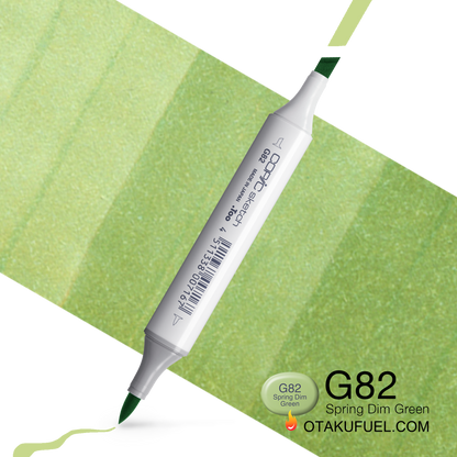 Copic Sketch G82 Spring Dim Green Marker <inline style="float: right; margin-right: 10px; background-color: rgb(226, 240, 216);">&nbsp;&nbsp;&nbsp;&nbsp;&nbsp;&nbsp; </inline>