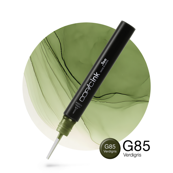 Copic Ink Refill G85 Verdigris <inline style="float: right; margin-right: 10px; background-color: rgb(157, 195, 170);">&nbsp;&nbsp;&nbsp;&nbsp;&nbsp;&nbsp; </inline>