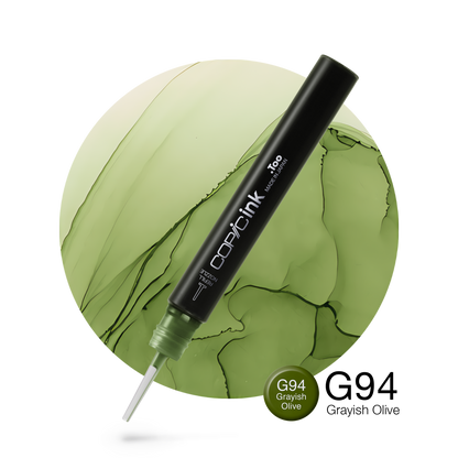Copic Ink Refill G94 Grayish Olive <inline style="float: right; margin-right: 10px; background-color: rgb(152, 167, 134);">&nbsp;&nbsp;&nbsp;&nbsp;&nbsp;&nbsp; </inline>