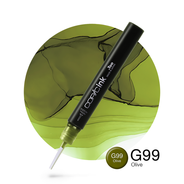 Copic Ink Refill G99 Olive <inline style="float: right; margin-right: 10px; background-color: rgb(95, 126, 58);">&nbsp;&nbsp;&nbsp;&nbsp;&nbsp;&nbsp; </inline>