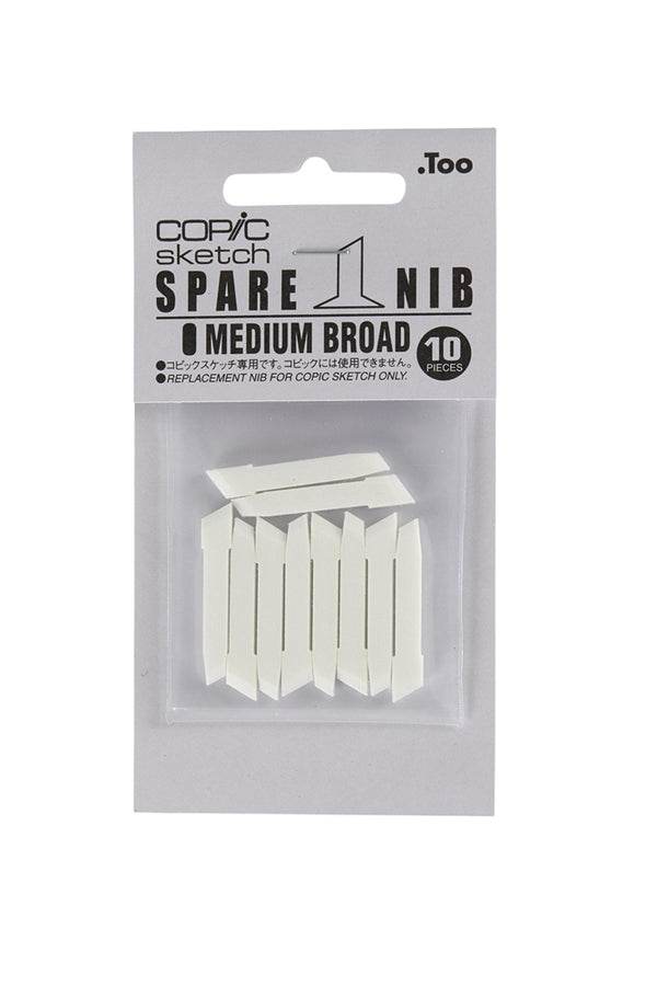 COPIC Sketch Marker Nibs - Medium Broad (Set of 10)