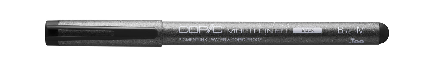 Copic Multiliner Black Brush Medium Inking Pen <inline style="float: right; margin-right: 10px; background-color: rgb(50, 44, 44);">&nbsp;&nbsp;&nbsp;&nbsp;&nbsp;&nbsp; </inline>