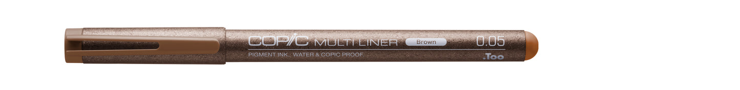 Copic Multiliner Brown 0.05mm Inking Pen <inline style="float: right; margin-right: 10px; background-color: rgb(139,69,19);">&nbsp;&nbsp;&nbsp;&nbsp;&nbsp;&nbsp; </inline>