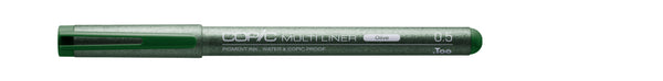 Copic Multiliner Olive 0.5 Inking Pen <inline style="float: right; margin-right: 10px; background-color: rgb(95, 126, 58);">&nbsp;&nbsp;&nbsp;&nbsp;&nbsp;&nbsp; </inline>