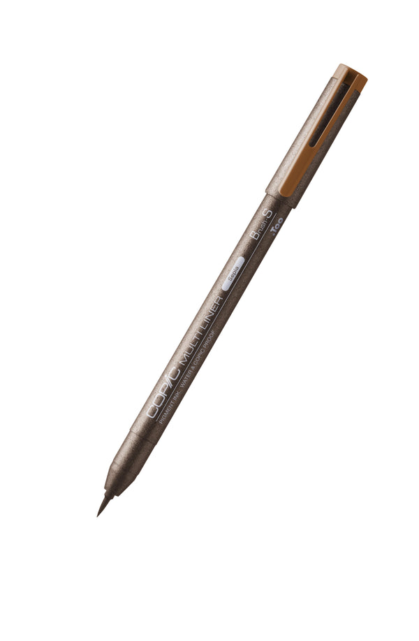 Copic Multiliner Sepia Brush Small Inking Pen <inline style="float: right; margin-right: 10px; background-color: rgb(203, 147, 90);">&nbsp;&nbsp;&nbsp;&nbsp;&nbsp;&nbsp; </inline>