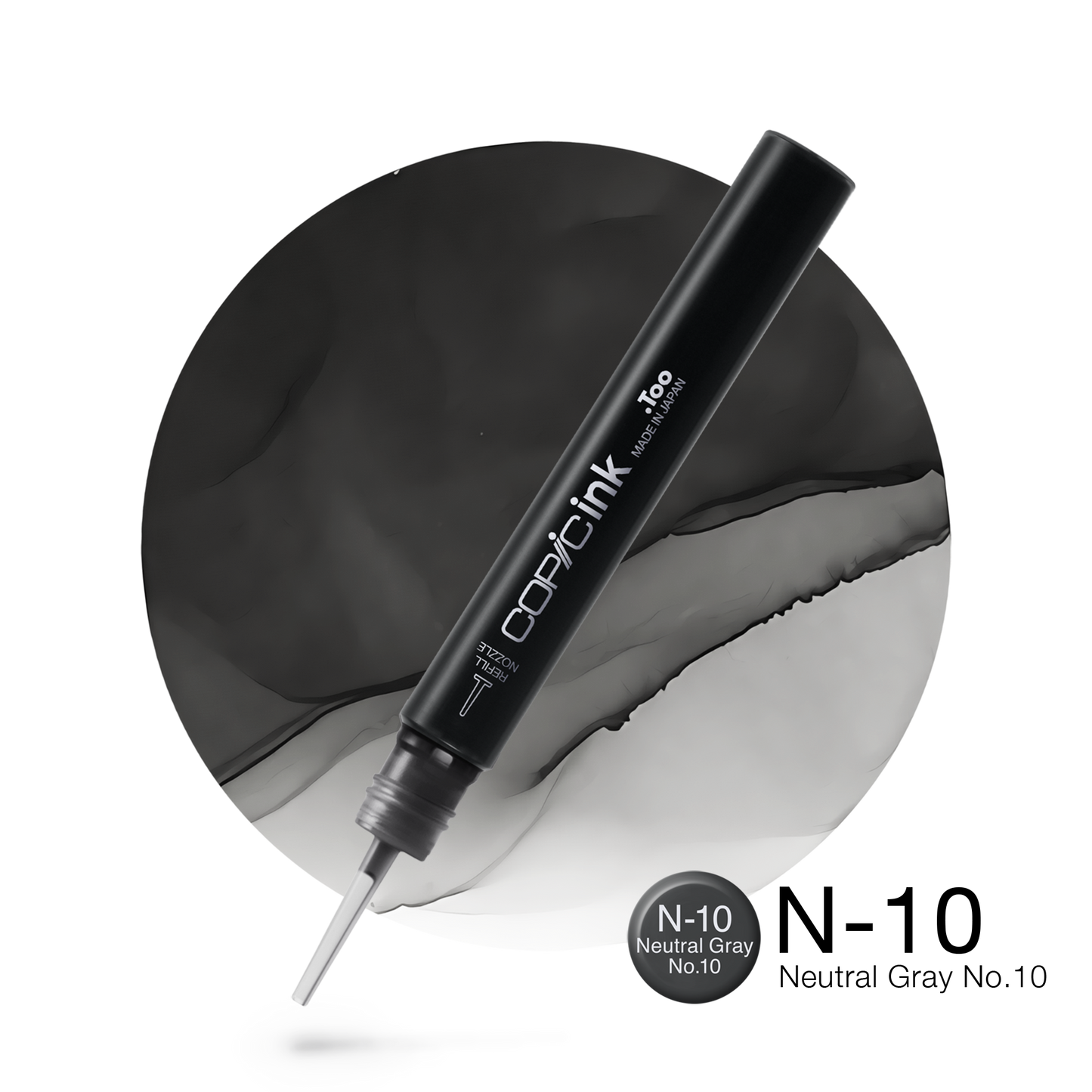 Copic Ink Refill N10 Neutral Gray No. 10 <inline style="float: right; margin-right: 10px; background-color: rgb(77, 78, 80);">&nbsp;&nbsp;&nbsp;&nbsp;&nbsp;&nbsp; </inline>