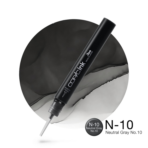 Copic Ink Refill N10 Neutral Gray No. 10 <inline style="float: right; margin-right: 10px; background-color: rgb(77, 78, 80);">&nbsp;&nbsp;&nbsp;&nbsp;&nbsp;&nbsp; </inline>