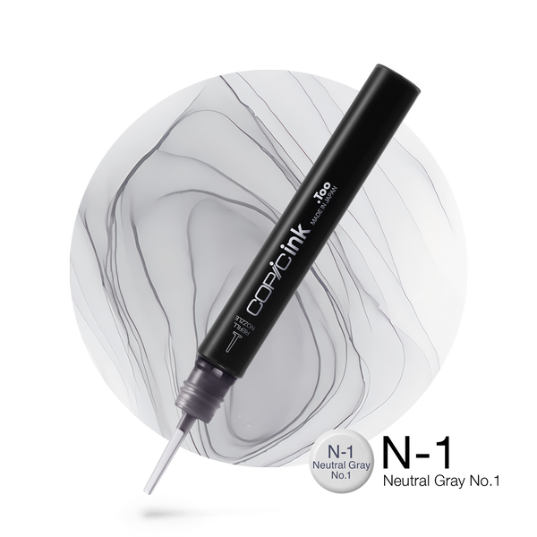 Copic Ink Refill N1 Neutral Gray No. 1 <inline style="float: right; margin-right: 10px; background-color: rgb(226, 227, 229);">&nbsp;&nbsp;&nbsp;&nbsp;&nbsp;&nbsp; </inline>