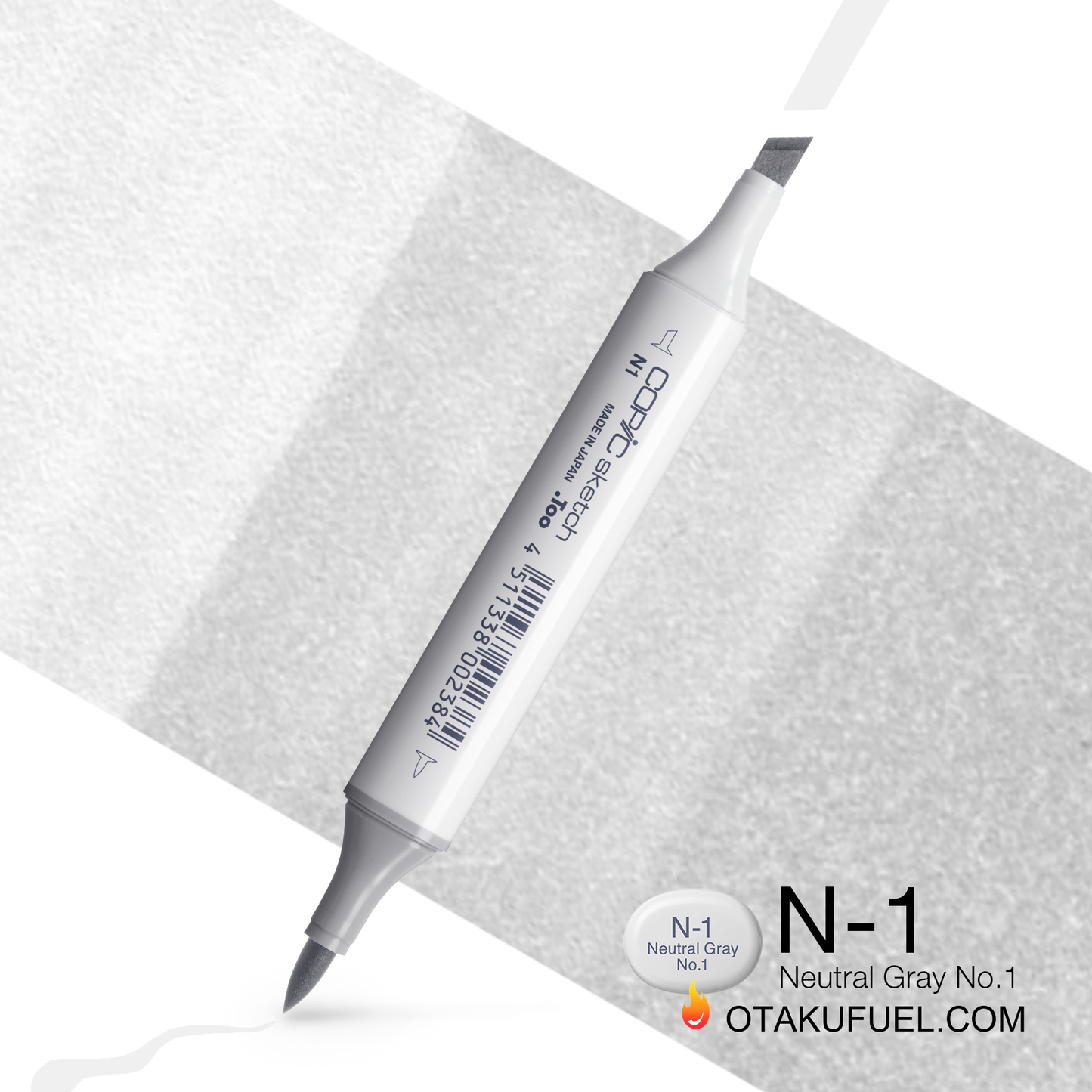 Copic Sketch N1 Neutral Gray No. 1 Marker <inline style="float: right; margin-right: 10px; background-color: rgb(226, 227, 229);">&nbsp;&nbsp;&nbsp;&nbsp;&nbsp;&nbsp; </inline>