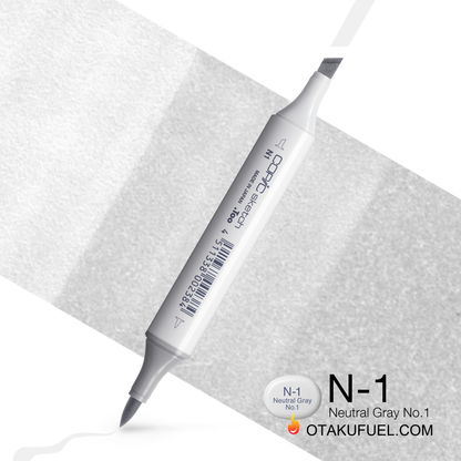 Copic Sketch N1 Neutral Gray No. 1 Marker <inline style="float: right; margin-right: 10px; background-color: rgb(226, 227, 229);">&nbsp;&nbsp;&nbsp;&nbsp;&nbsp;&nbsp; </inline>