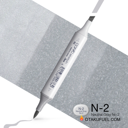 Copic Sketch N2 Neutral Gray No. 2 Marker <inline style="float: right; margin-right: 10px; background-color: rgb(217, 218, 222);">&nbsp;&nbsp;&nbsp;&nbsp;&nbsp;&nbsp; </inline>