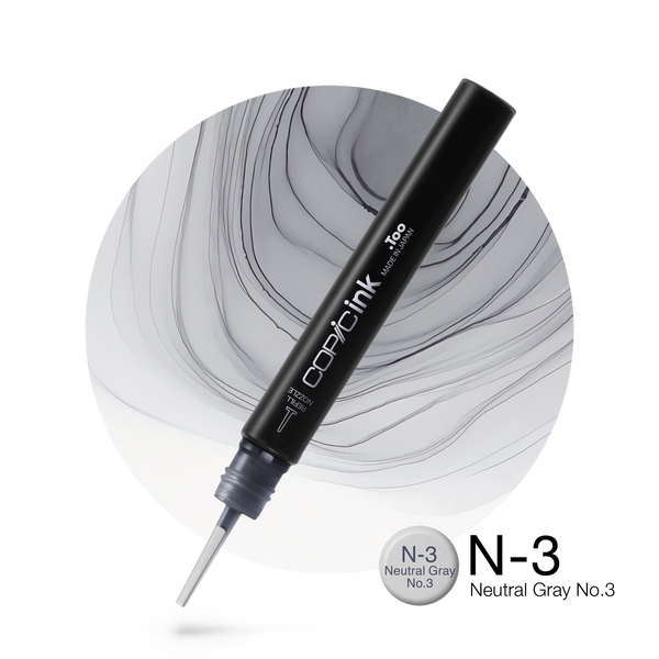 Copic Ink Refill N3 Neutral Gray No. 3 <inline style="float: right; margin-right: 10px; background-color: rgb(217, 218, 222);">&nbsp;&nbsp;&nbsp;&nbsp;&nbsp;&nbsp; </inline>